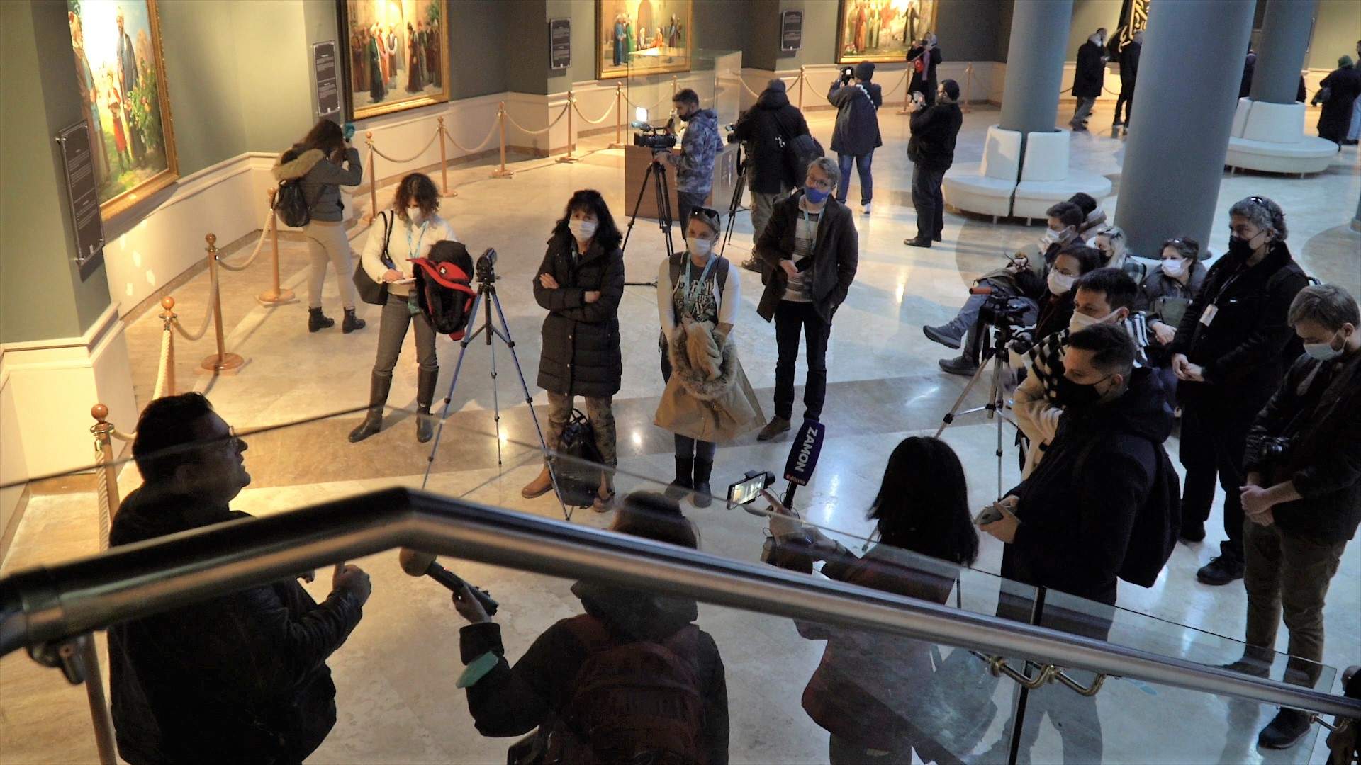 grupa novinara.jpg - Konya, muzej na otvorenom